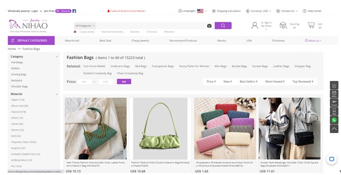 Proveedores y Mayoristas de Bolsas de China