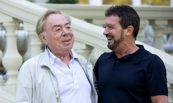Antonio Banderas y Andrew Lloyd